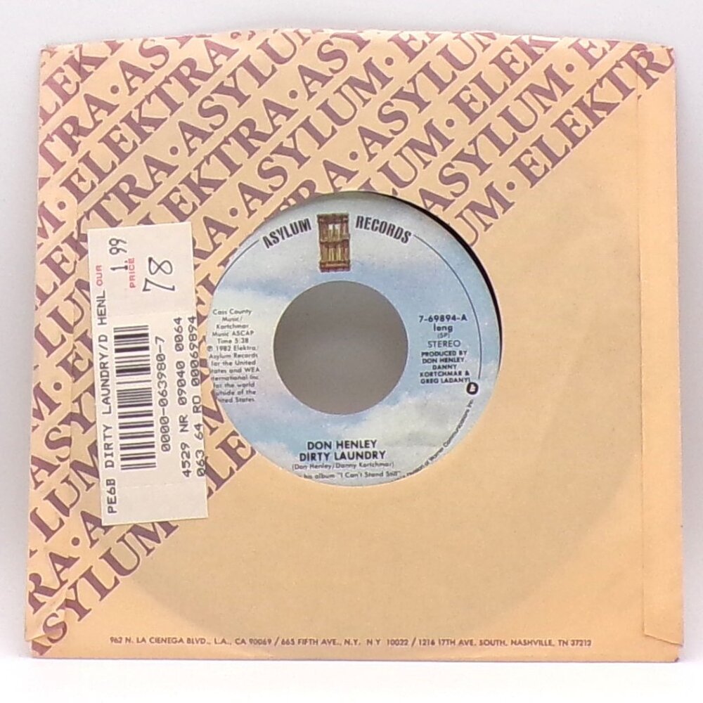 Dirty Laundry/Lilah by Don Henly 45